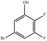 5-ブロモ-2,3-ジフルオロフェノール 化学構造式