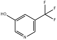 3-ヒドロキシ-5-(トリフルオロメチル)ピリジン 化学構造式