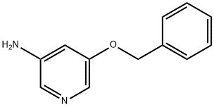 5-苯甲氧基吡啶-3-胺 结构式