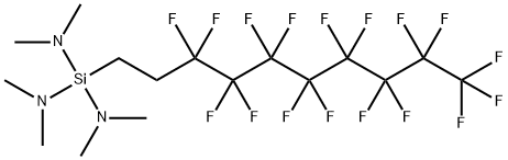 (1H,1H,2H,2H-全氟癸基)三(二甲氨基)基硅烷,186599-45-1,结构式