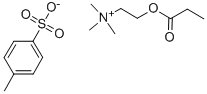 丙酰胆碱对甲苯磺酸盐,1866-13-3,结构式