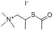 S-アセチル-2-メチルチオコリン・ヨージド 化学構造式