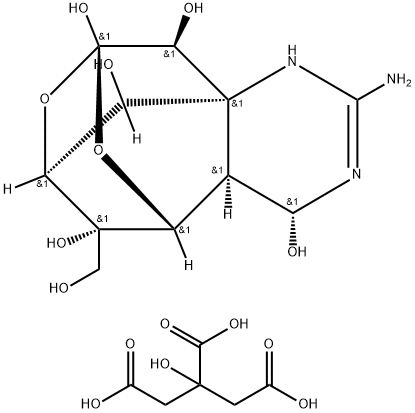 TETRODOTOXIN CITRATE Struktur