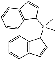 DI-1H-茚-1-基-二甲基硅烷, 18666-26-7, 结构式