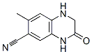 6-Quinoxalinecarbonitrile,1,2,3,4-tetrahydro-7-methyl-3-oxo-(9CI) Structure