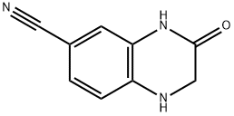 3-氧代-1,2,3,4-四氢喹喔啉-6-腈, 186666-78-4, 结构式