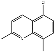 5-CHLORO-2,8-DIMETHYLQUINOLINE, 186670-43-9, 结构式