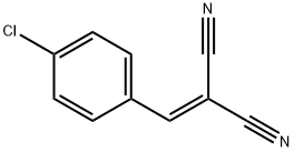 4-クロロベンジリデンマロノニトリル 化学構造式