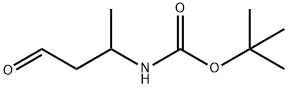 Carbamic acid, (1-methyl-3-oxopropyl)-, 1,1-dimethylethyl ester (9CI) Struktur