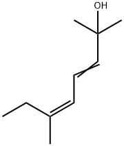 2,6-二甲基-(Z)-3,5-辛二烯-2-醇, 18675-16-6, 结构式