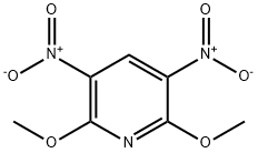 2,6-二甲氧基-3,5-二硝基吡啶 结构式