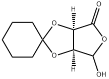 (2R,3S)-2,3,4-Trihydroxy-γ-butyrolactone 2,3-Cyclohexyl Ketal Structure