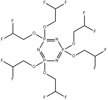 六(1H,1H,2H-全氟乙氧基)邻氮烯 结构式