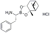 (R)-ボロフェニルアラニン-(1S,2S,3R,5S)-(+)-2,3-ピナンジオールエステル塩酸塩 化学構造式