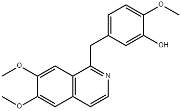 3'-hydroxypapaverine Struktur