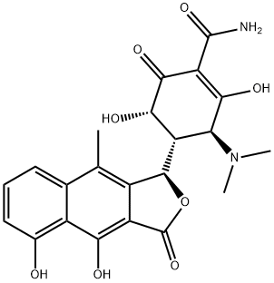 Α-アポ-オキシテトラサイクリン 化学構造式