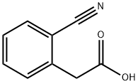 2-氰基苯乙酸,18698-99-2,结构式