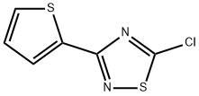 5-CHLORO-3-(2-THIENYL)-1,2,4-THIADIAZOLE 化学構造式