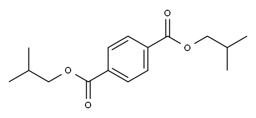 对苯二甲酸二异丁酯, 18699-48-4, 结构式