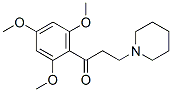 3-(1-Piperidinyl)-1-(2,4,6-trimethoxyphenyl)-1-propanone 结构式