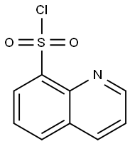 喹啉-8-磺酰氯 结构式