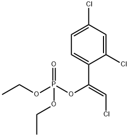 毒虫畏 结构式