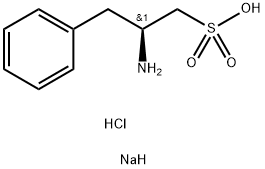 （s）-2-amino-3-phenylpropane-1-sulfonic acid hydrochloride Struktur