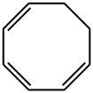 1,3,5-Cyclooctatriene Struktur