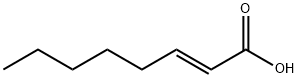 2-辛烯酸,1871-67-6,结构式