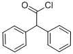ジフェニルアセチルクロリド 化学構造式