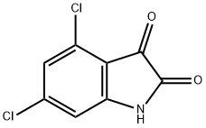 4,6-DICHLORO-1H-INDOLE-2,3-DIONE Struktur