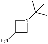 1-叔丁基-3-氨基氮杂环丁烷,18713-70-7,结构式