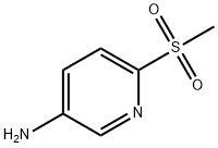 6-(メチルスルホニル)-3-ピリジンアミン 化学構造式