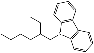 9-(2-乙基己基)咔唑, 187148-77-2, 结构式