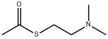 S-[2-(dimethylamino)ethyl] ethanethioate Structure