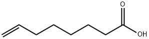 7-オクテン酸 化学構造式