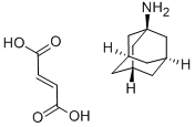 1-アダマンタンアミンフマル酸塩 化学構造式