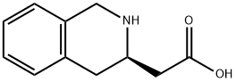 (R)-1,2,3,4-四氢异喹啉-3-乙酸盐酸盐,187218-03-7,结构式