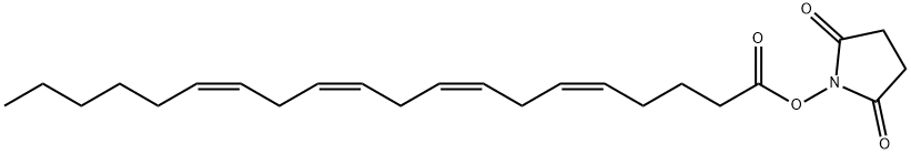 Arachidonic Acid N-HydroxysucciniMidyl Ester, 187224-28-8, 结构式
