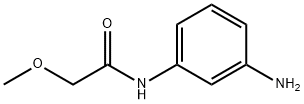 N-(3-アミノフェニル)-2-メトキシアセトアミド 化学構造式