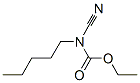 Carbamic  acid,  cyanopentyl-,  ethyl  ester  (9CI) Struktur