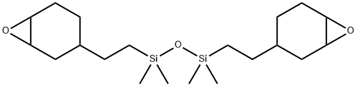 1,3-ビス[2-(7-オキサビシクロ[4.1.0]ヘプタン-3-イル)エチル]-1,1,3,3-テトラメチルジシロキサン 化学構造式