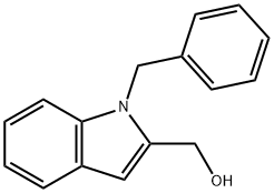 1-PHENYLMETHYL-1H-INDOLE-2-METHANOL Struktur