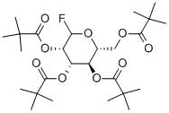 2,3,4,6-Tetra-O-pivaloyl-D-mannopyranosylfluoride Structure