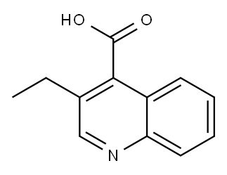 3-乙基-4-喹啉羧酸, 1873-52-5, 结构式