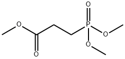 3-(ジメトキシホスフィニル)プロピオン酸メチル 化学構造式