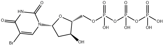 bromodeoxyuridine triphosphate Struktur