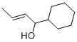 1-シクロヘキシル-2-ブテン-1-オール 化学構造式