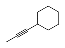 1-CYCLOHEXYL-1-PROPYNE 化学構造式