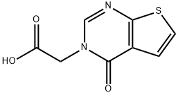 (4-OXOTHIENO[2,3-D]PYRIMIDIN-3(4H)-YL)ACETIC ACID Struktur